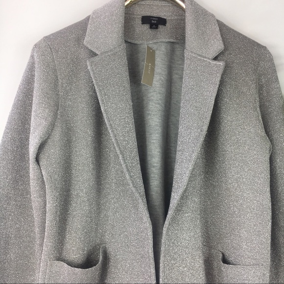 J. Crew Jackets & Blazers - J.Crew Metallic SPARKLE Sofie Sweater Blazer